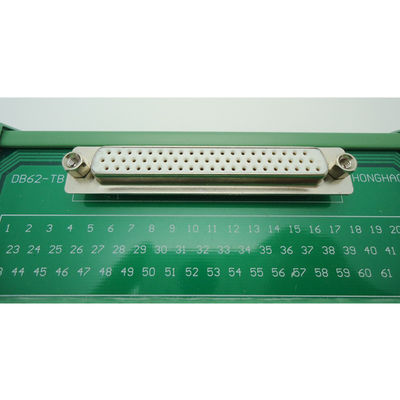 DB62 montagem secundária fêmea do trilho do RUÍDO do conector do adaptador da placa da fuga dos blocos de terminais do soquete D