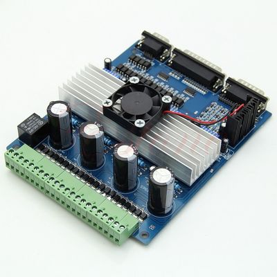 Controlador Board da linha central do motorista TB6560 4 do motor deslizante para a máquina de gravura 0-10V do CNC