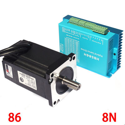 Nema 34 de 8N.m 1,8 graus motorista deslizante híbrido Kit do servo motor de laço fechado de 3 fases