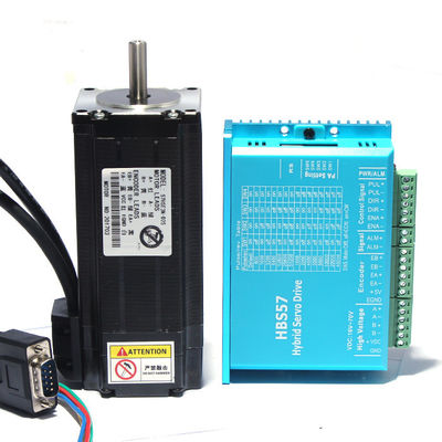 Nema 23 de 2N.m 1,8 graus motorista deslizante híbrido Kit do servo motor de laço fechado de 2 fases