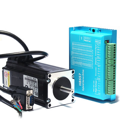 Nema 23 de 2N.m 1,8 graus motorista deslizante híbrido Kit do servo motor de laço fechado de 2 fases