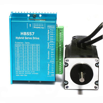 Nema 23 de 2N.m 1,8 graus motorista deslizante híbrido Kit do servo motor de laço fechado de 2 fases