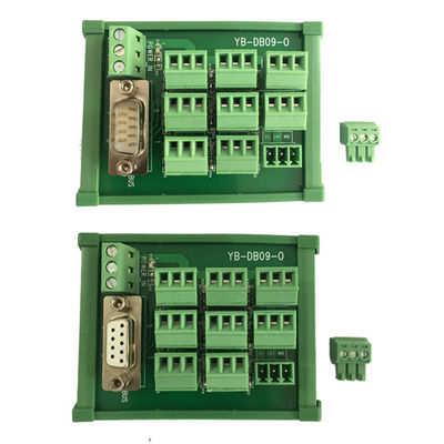 Disposições da placa de conexão 9 dos blocos de terminais da distribuição do módulo entrado DB9 de sinal do sensor do PLC