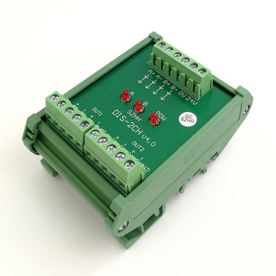 Sinal servo 1 do distribuidor do divisor do sinal da onda quadrada do pulso do codificador de DC24V em 2 para fora