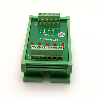 4 a placa de placa PNP do amplificador do PLC da C.C. 24V dos canais entrou o projeto Opto-isolado saída de NPN