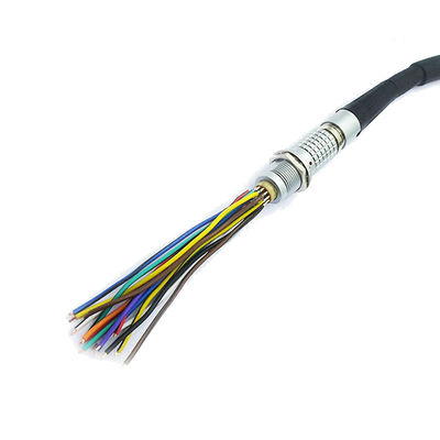 Fabricante de travamento automático push pull coaxial do conjunto de cabo do chicote de fios do fio do conector do OVO 0B 1B 2B de FGG