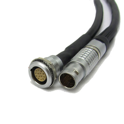 Fabricante de travamento automático push pull coaxial do conjunto de cabo do chicote de fios do fio do conector do OVO 0B 1B 2B de FGG