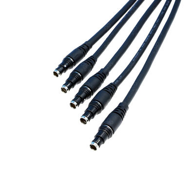tipo curto conector circular push pull da série das carroçarias 102F da tomada da montagem do cabo do metal