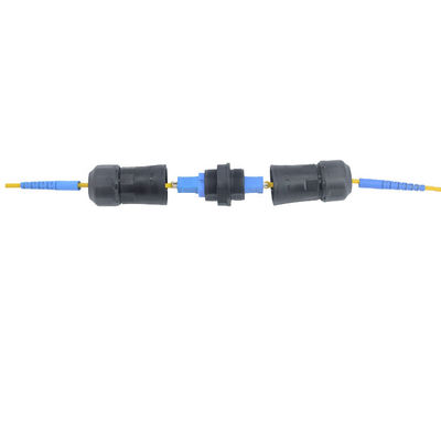 Conector de cabo exterior IP68 impermeável da rede do adaptador do cabo de Eextension da fibra ótica