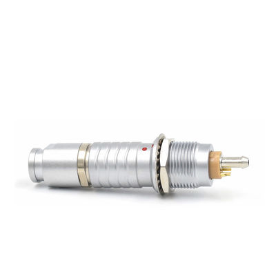 OVO 2B 6 Pin Plus de FGG 1 do soquete push pull da tomada do Auto-fechamento da maneira conector misturado pneumático elétrico