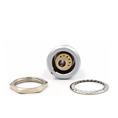 OVO 2B 6 Pin Plus de FGG 1 do soquete push pull da tomada do Auto-fechamento da maneira conector misturado pneumático elétrico