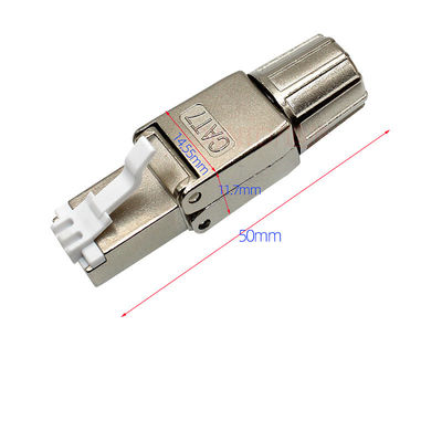 As tomadas modulares Cat.6 Cat6A Cat7 da rede RJ45 protegeram a alta velocidade dos conectores 8P8C