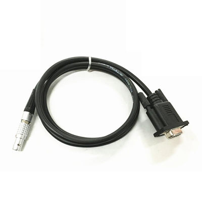 Os dados cabografam a fêmea DB-9 a 5 Pin Aviation Connector para Leica 500 séries GPS ao PC