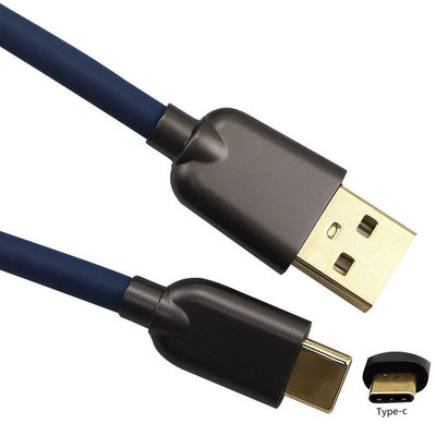 O tipo teclado mecânico de USB do porto de C bobinou o conector da aviação do pino GX12 do cabo 4 acoplado