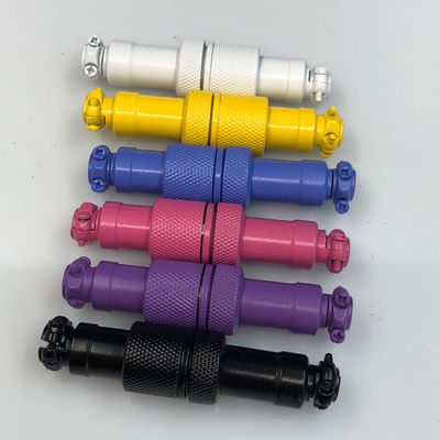 Tomada fêmea masculina colorida do soquete do conector da aviação de GX12 GX16 para o cabo mecânico do teclado