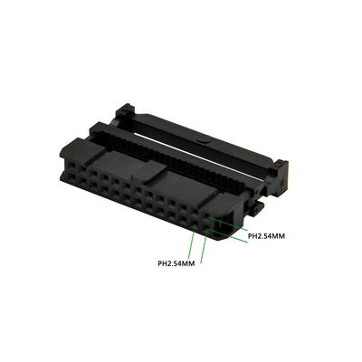 Pin TE do conector 6 - 64 do receptáculo do soquete fêmea do cabo liso IDC de 2.54mm/substituição retangulares de Tyco/ampère