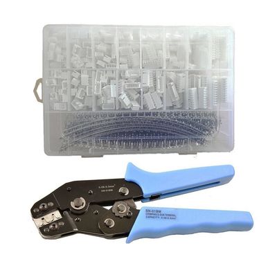 grupo de Kit Crimping Tool Crimper Plier da variedade dos conectores de 900pcs JST-XH 2.54mm