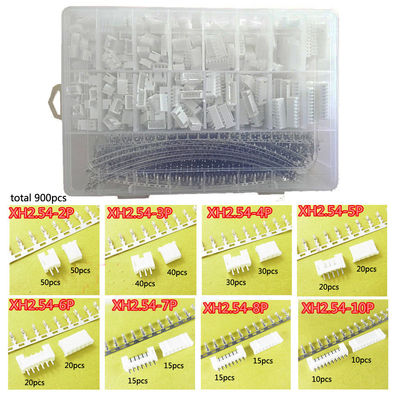 grupo de Kit Crimping Tool Crimper Plier da variedade dos conectores de 900pcs JST-XH 2.54mm