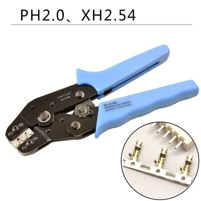 grupo de Kit Crimping Tool Crimper Plier da variedade dos conectores de 900pcs JST-XH 2.54mm