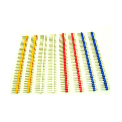 150pcs coloriu o ouro fêmea reto do soquete X120 de Pin Header X30 da única fileira de 2.54mm chapeado