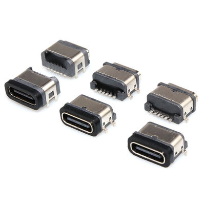 Tipo soquete fêmea 6P 9P 14P 16P 24P Jack Connector portuário de carregamento de USB 3,1 de C