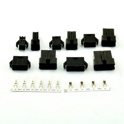 Terminais espaçando do encabeçamento do alojamento do conector de JST-SM 2.54mm para a fonte de alimentação da tira do diodo emissor de luz