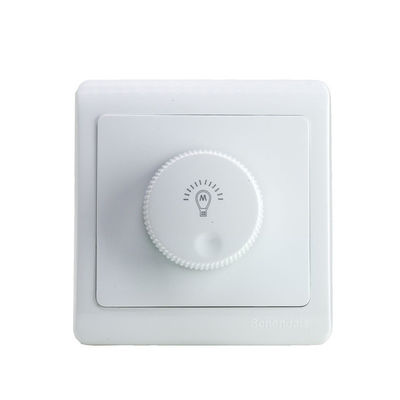 Botão mais não ofuscante de Wall Mounted Rotary do controlador do brilho do interruptor da lâmpada do diodo emissor de luz de AC85-120V AC180-265V