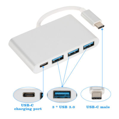 Conversor de alta velocidade do cabo do tipo-c do UBS 3,1 3 ao adaptador OTG do CUBO de USB 3,0 USB-C dos portos