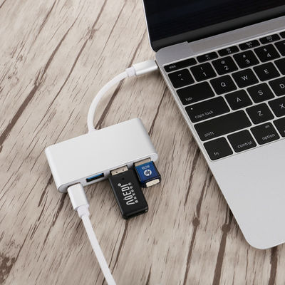 Conversor de alta velocidade do cabo do tipo-c do UBS 3,1 3 ao adaptador OTG do CUBO de USB 3,0 USB-C dos portos
