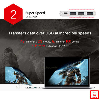 Conversor de alta velocidade do cabo do tipo-c do UBS 3,1 3 ao adaptador OTG do CUBO de USB 3,0 USB-C dos portos