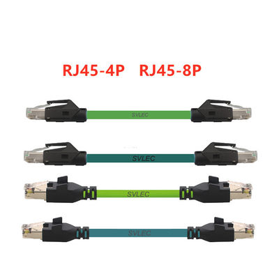 Cabo de corrente flexível M12 do arrasto ao Turnkey das cablagens do cabo Cat6 da rede Ethernet do conector da tomada RJ45