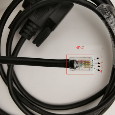 Porto de série fêmea de COM DB9 RS232 ao cabo de Exapansion do conector de RJ11 RJ12