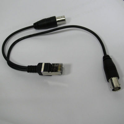 RJ48 RJ-48 ao cabo do conversor do adaptador de BNC para todos os cartões TE110P TE410 TE405 TE420 do T1 E1