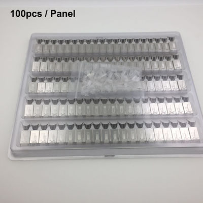 RJ45 as tomadas modulares Cat7 protegeram o ouro de duas partes do projeto 50u dos conectores 8P8C chapeado