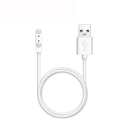 Pogo 2 Pin Connector 4mm lança o cabo magnético da carga dos dados de USB para o Smart Watch portátil do Juicer