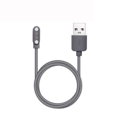 Pogo 2 Pin Connector 4mm lança o cabo magnético da carga dos dados de USB para o Smart Watch portátil do Juicer