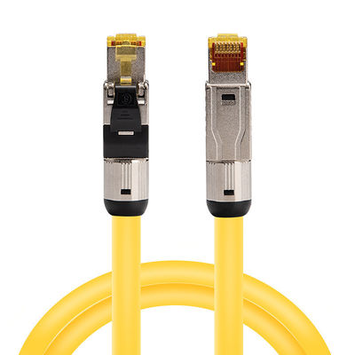 As tomadas modulares Cat8 da rede RJ45 protegeram a alta velocidade dos conectores 8P8C 40 Gbps