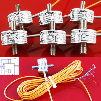 Sensor diminuto de aço inoxidável pequeno 5N 10N 100N 200N do filme fino da tensão da compressão de Mini Micro Button Load Cell