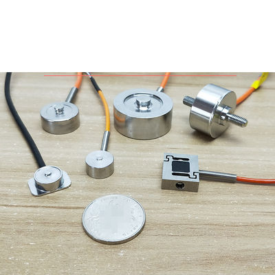 Sensor diminuto de aço inoxidável pequeno 5N 10N 100N 200N do filme fino da tensão da compressão de Mini Micro Button Load Cell