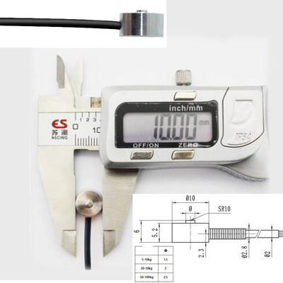 Transdutores diminutos do sensor da força de compressão de Mini Micro Button Load Cell 10mm a 20mm