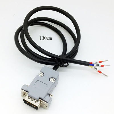 Porto de série secundário da terra do conector RS232 RXD TXD de DB9 D ao cabo de Exapansion de 3 terminais do pino
