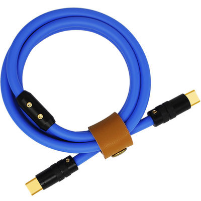 o tipo paládio 100W de 6mm O.D USB 3,1 do cabo da carga de C que carrega para portáteis marca telefones espertos