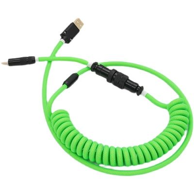 O tipo secional carregamento de C USB cabografa o teclado que mecânico os dados enrolados destacáveis carregam o jogo de cabo