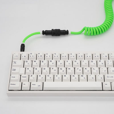 O tipo secional carregamento de C USB cabografa o teclado que mecânico os dados enrolados destacáveis carregam o jogo de cabo
