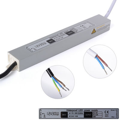 A C.C. 12V 30W que ilumina o motorista impermeável Power Supply IP67 do diodo emissor de luz do transformador entrou o adaptador de AC170-250V para a tira do diodo emissor de luz