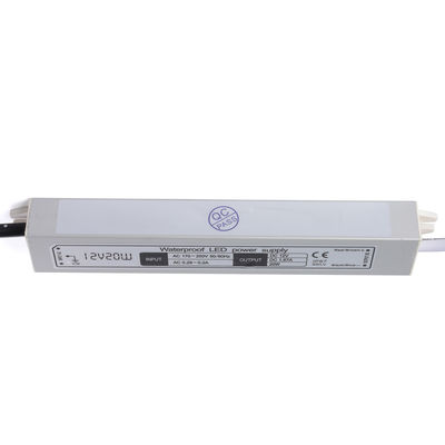 A C.C. 12V 20W que ilumina o motorista impermeável Power Supply IP67 do diodo emissor de luz do transformador entrou o adaptador de AC170-250V para a tira do diodo emissor de luz