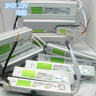 O CCTV de Constant Voltage Outdoor conduziu a fonte de alimentação de comutação IP67 12V impermeável 10W 20W 60W