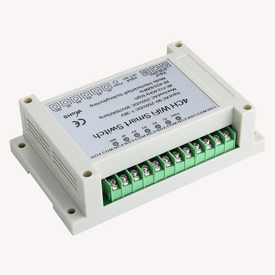Interruptor esperto do relé de WiFi RF do telefone celular de 4 maneiras com controle de Alexa Google Home Voice Remote das Amazonas