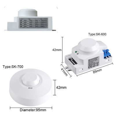 O corpo da C.A. 110V/220V 5.8GHz do sensor de radar da micro-ondas faz sinal ao interruptor da luz do detector do HF
