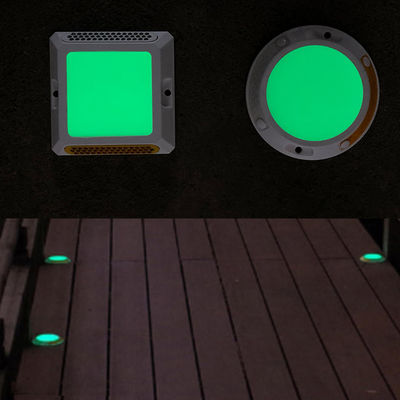 A plataforma fluorescente Auto-luminescente plástica ilumina a lâmpada exterior da terra do jardim da luz da entrada de automóveis do caminho